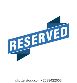 Reserved Letter Rubber Stamp Vector Template
