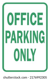 reserved parking only sign vector