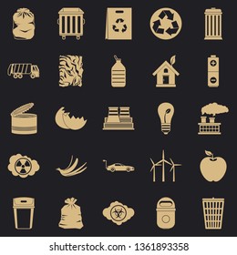 Reserved place icons set. Simple set of 25 reserved place vector icons for web for any design