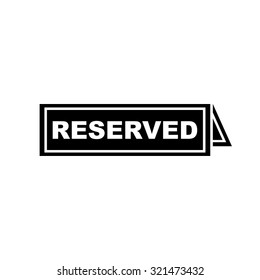 37,134 Reserved sign Stock Vectors, Images & Vector Art | Shutterstock