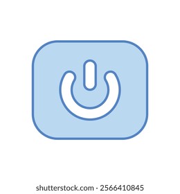 Reset Button icon. Computer hardware icon design. vector graphic