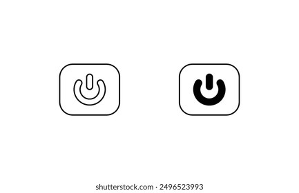 Reset Button icons set vector stock illustration