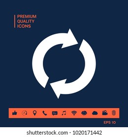 Reset button, reload arrows