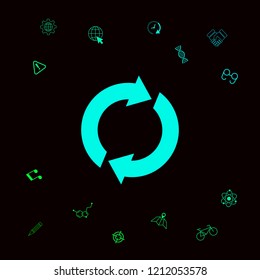 Reset button, reload arrows