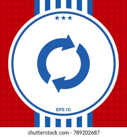 Reset button, reload arrows