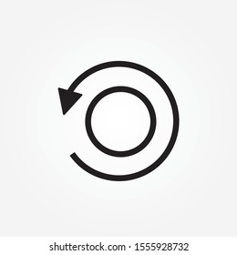 reset button sign icon design vector illustration