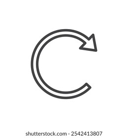 Icono de Restablecer Marca de símbolo en estilo relleno