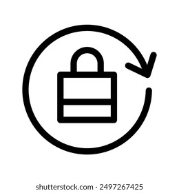 Reset Password Icon Vector Symbol Design Illustration