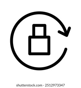Reset Password Icon Vector Symbol Design Illustration