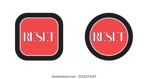 Reset. Reboot. Restore. Restart. Reload. Illustration