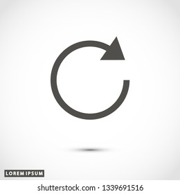 reset vector eps 10 icon