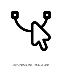 Reshape tool. Editable stroke vector icon. - Powered by Shutterstock - Get 15% off with code: PIKWIZARD15