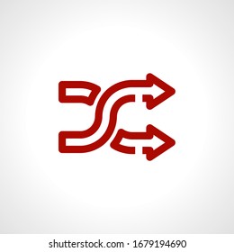 reorganizar el icono del reproductor de música rojo