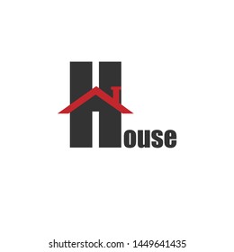 residence logo design, black color isolated white background
