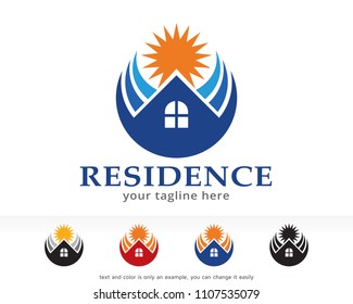 Residence Logo Symbol Template Design Vector, Emblem, Design Concept, Creative Symbol, Icon