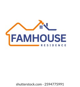 residence logo vector illustration design