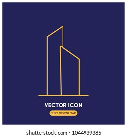 Residence Vector Icon Illustration