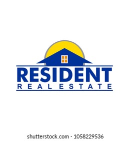 Resident Real Estate Logo Concept Stock Vector (Royalty Free ...