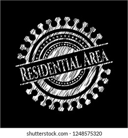 Residential Area chalk emblem