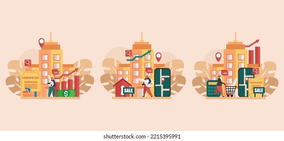 Residential Area Flat Bundle Design