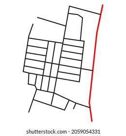 residential area road network design