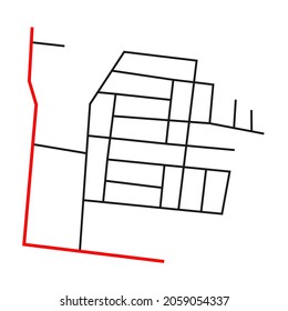 residential area road network design