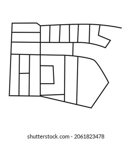 diseño de mapa de red de área residencial