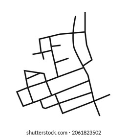 residential area road network map design