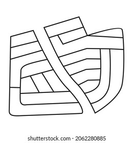 residential area road network map design