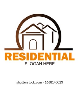residential build logo vector illustrator creation