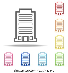residential building icon. Elements of Buildings in multi colored icons. Simple icon for websites, web design, mobile app, info graphics