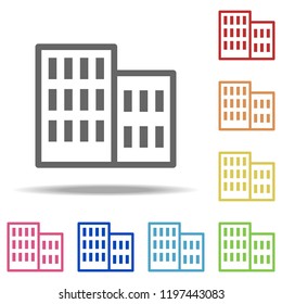 residential building icon. Elements of Buildings in multi colored icons. Simple icon for websites, web design, mobile app, info graphics