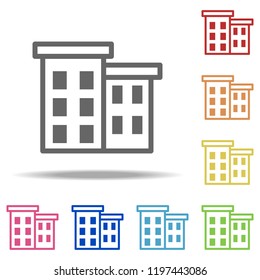residential building icon. Elements of Buildings in multi colored icons. Simple icon for websites, web design, mobile app, info graphics