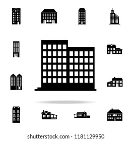 residential building  icon. house icons universal set for web and mobile on white background