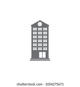 residential building icon. Simple element illustration. residential building symbol design template. Can be used for web and mobile on white background