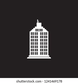 residential building icon. Simple element illustration. residential building symbol design template. Can be used for web and mobile
