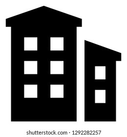 Residential Buildings Vector Icon