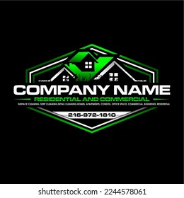 Residential and Comercial Cleaning Services Logo