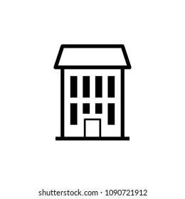 residential complex icon. Element of building icon for mobile concept and web apps. Detailed residential complex icon can be used for web and mobile on white background
