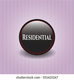 Insignia oscura residencial
