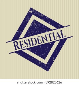 Residential grunge seal