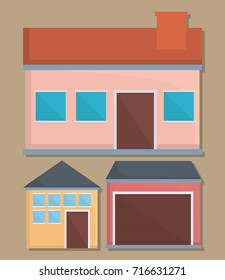 residential houses icon