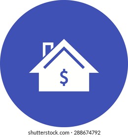 Residential, housing, property icon vector image. Can also be used for real estate, property, land and buildings. Suitable for mobile apps, web apps and print media.