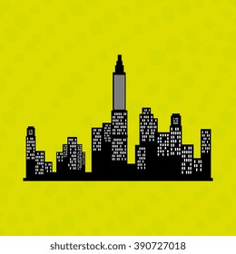 diseño de icono residencial 