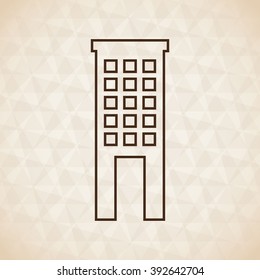 residential icon design, vector illustration eps10 graphic 