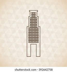 residential icon design, vector illustration eps10 graphic 