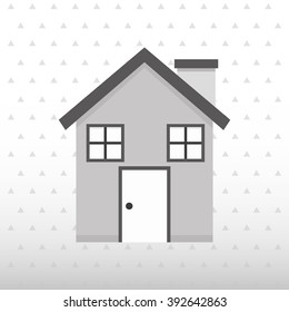 residential icon design, vector illustration eps10 graphic 