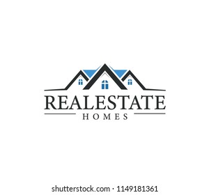 Residential Real Estate, Building, Construction and Architecture Logo Vector Design