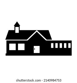 residential real estate logo black and white icon design