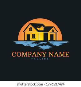 residential real estate logo, house logo